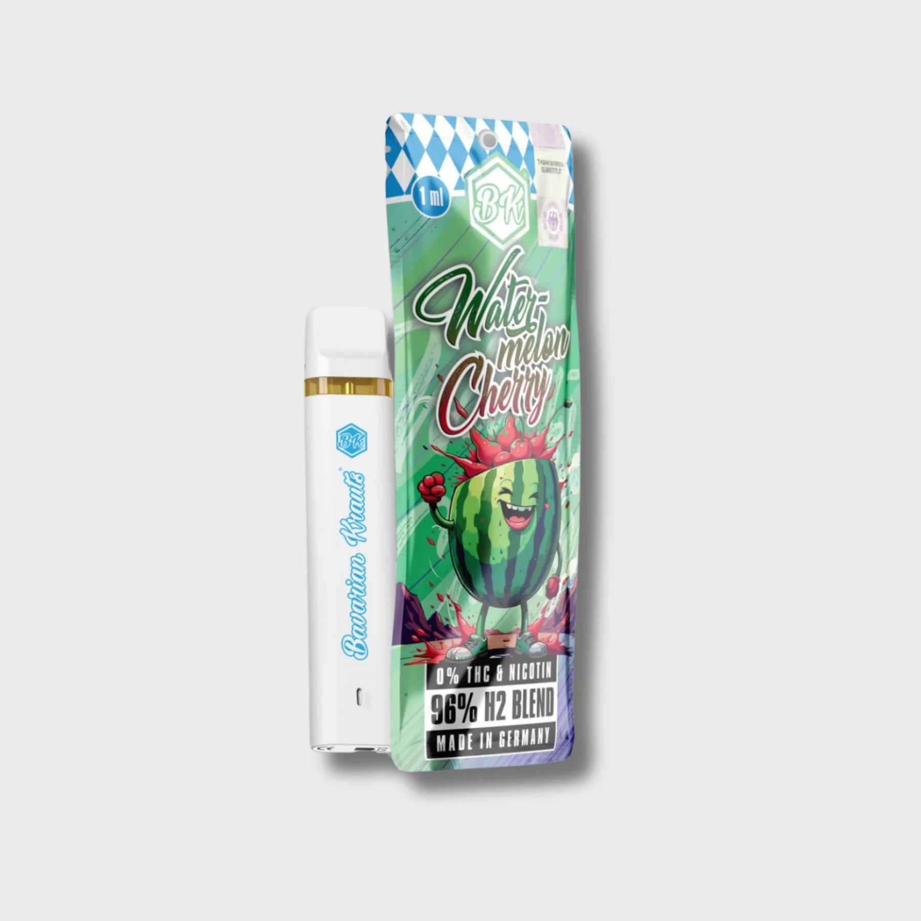 Bavarian Krauts H2 96% Vape Watermelon Cherry