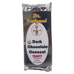 Dr. Feelgood – Dunkler Schokoladen-Kokosnuss-Riegel